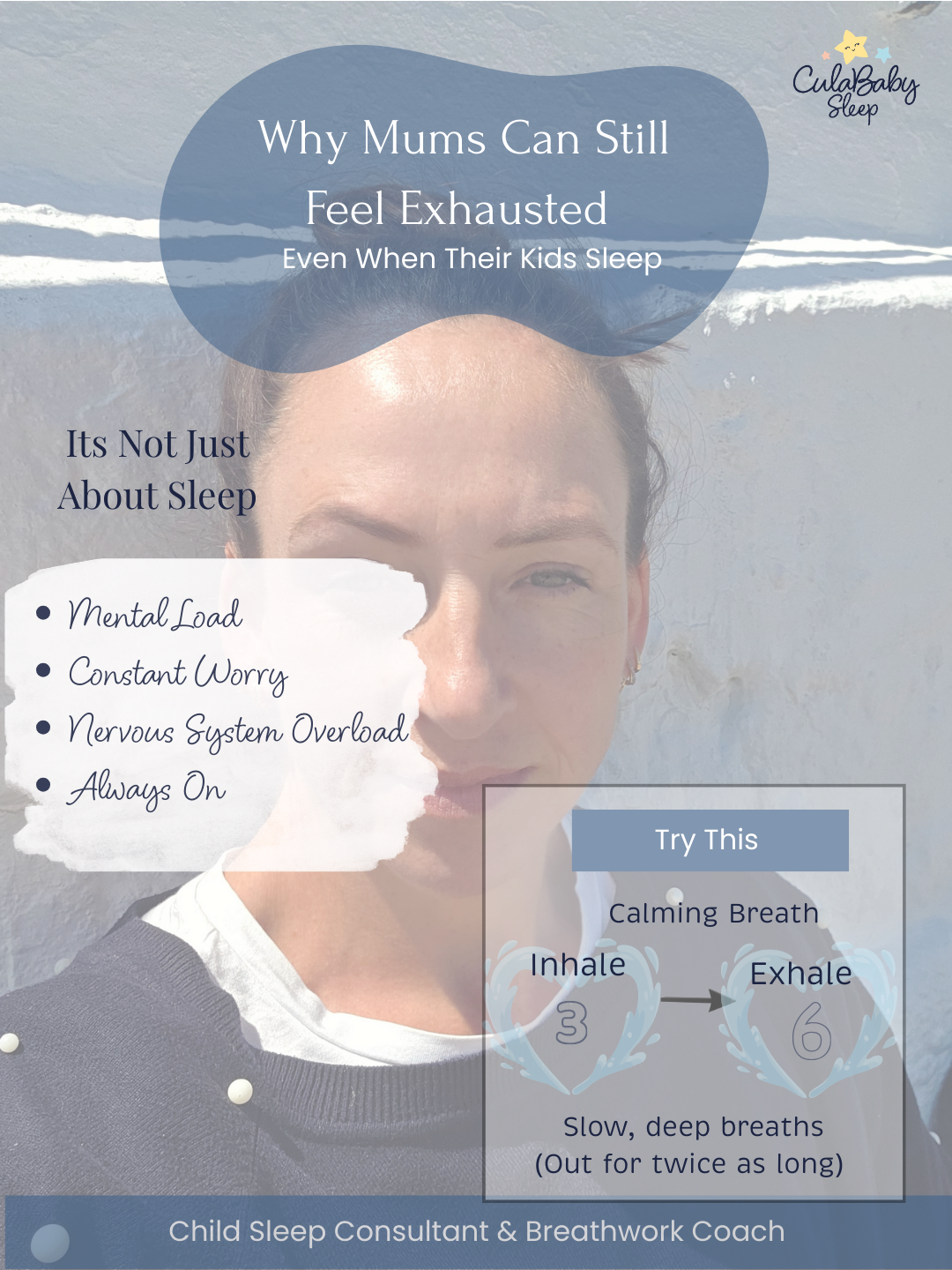 Why Mums Feel Exhausted Even When Their Kids Sleep | Child Sleep Consultant & Breathwork Support