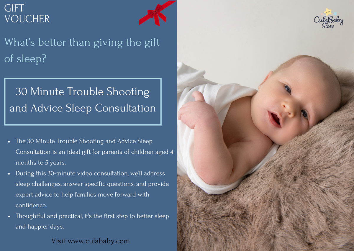 30 Minute Trouble Shooting and Advice Sleep Consultation Gift