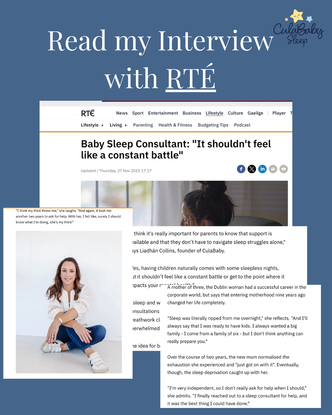 From Sleepless Nights to Supporting hundreds of Families - By Baby Sleep Consultant