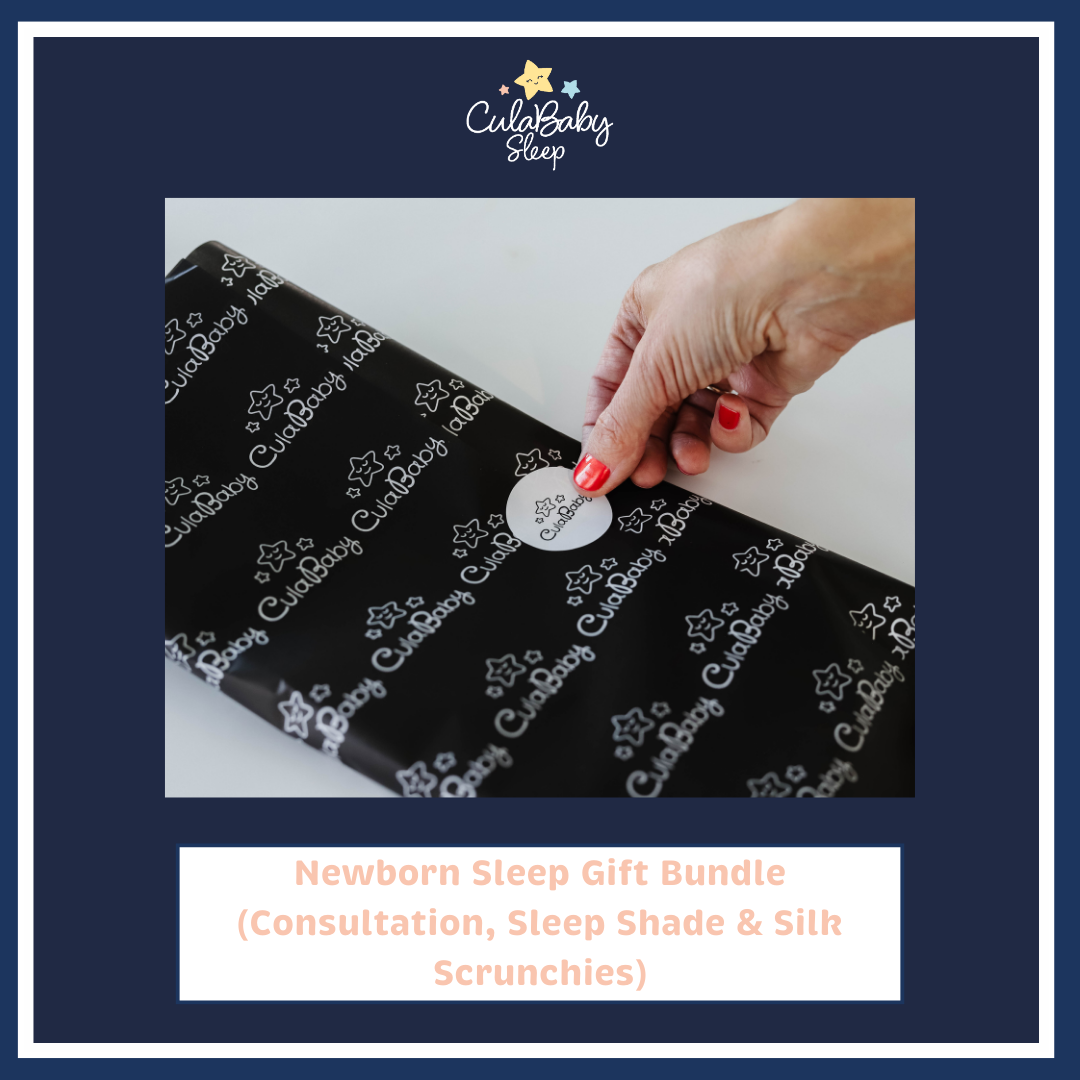Newborn Sleep Bundle Package - Consultation, Sleep Shade & Silk Scrunchies